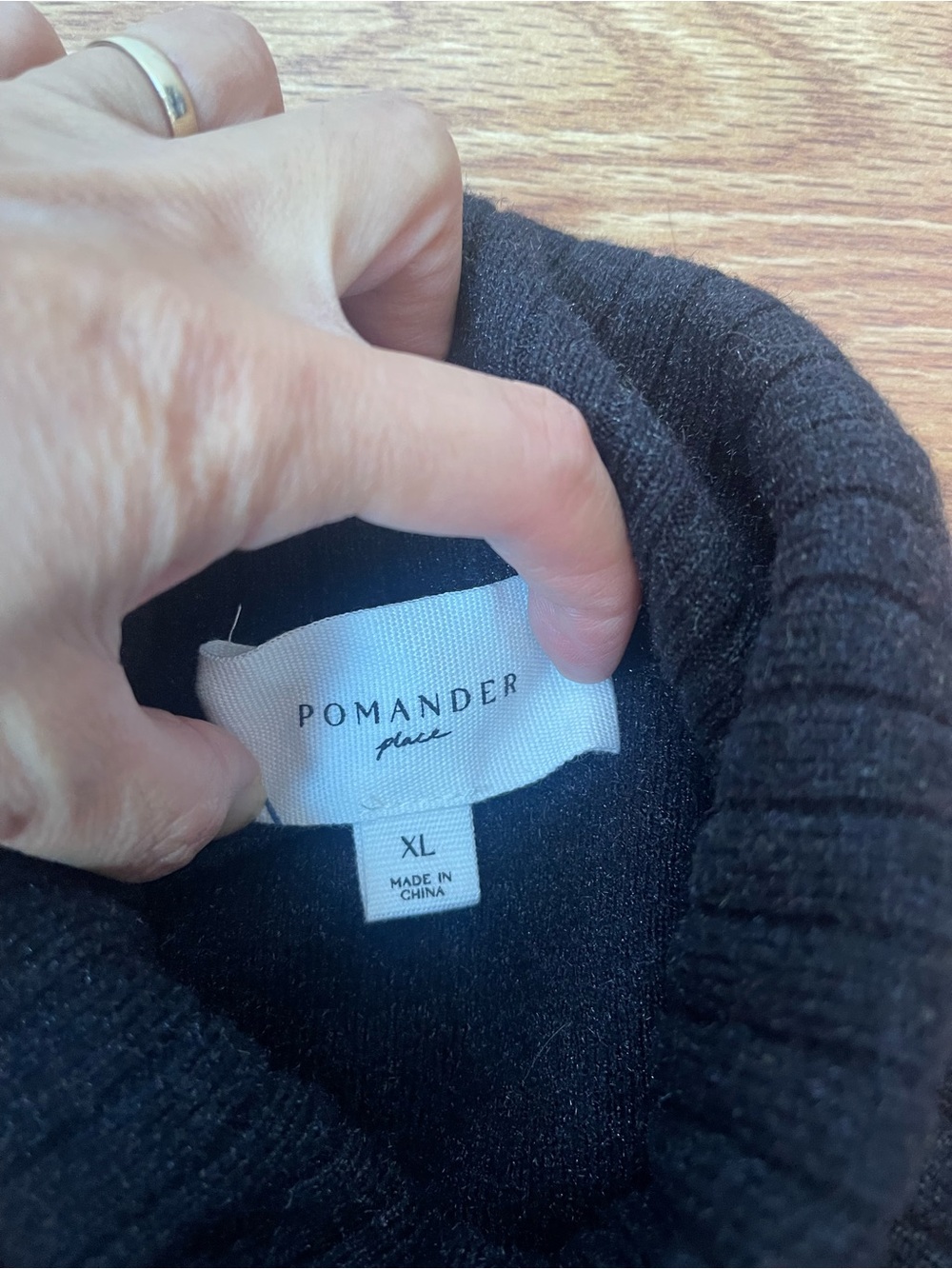 POMANDER PLACE Winter black Vivianne Dress size XL - Picture 6 of 10